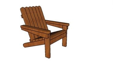 Adirondack Chair made from 2x4s Plans