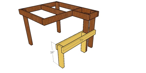 Shooting Bench made from 2x4s Plans | HowToSpecialist - How to Build ...