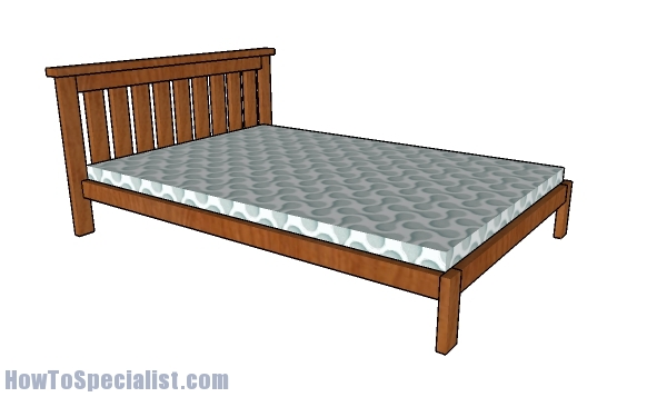 2x4 Full Size Bed Plans, King Bed Plans Free
