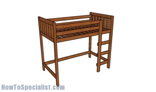 2x4 Twin Loft Bed Plans