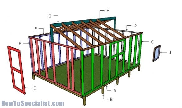 12x16 Greenhouse Plans - Free PDF Download | HowToSpecialist - How to ...