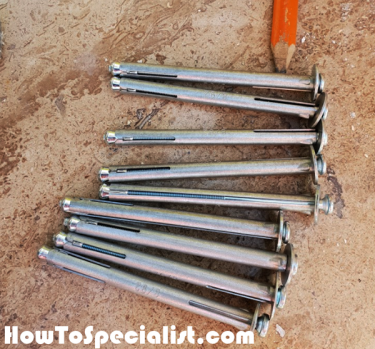 Concrete-bolts | HowToSpecialist - How To Build, Step By Step DIY Plans