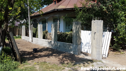 Concrete-fence-structure