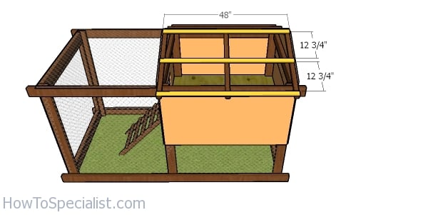 Simple Chicken Tractor - Free DIY Plans | HowToSpecialist - How to ...