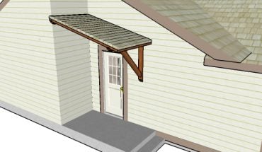 Lean to Entrance Cover Plans