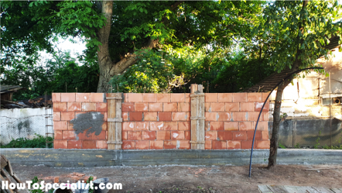 Brick-fence