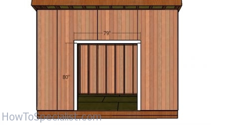 10x14 Lean to Shed Roof Plans | HowToSpecialist - How to Build, Step by ...