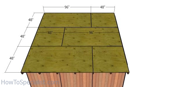 10x12 Lean to Shed Roof Plans HowToSpecialist - How to 