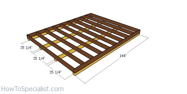 10x12 Lean to Shed - Free DIY Plans | HowToSpecialist 