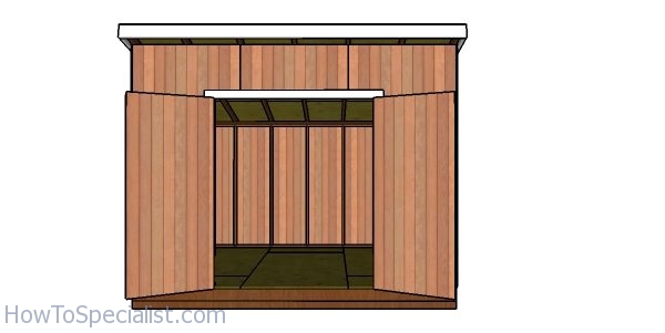 10x12 lean to shed - free diy plans howtospecialist