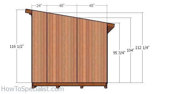 10x20 Lean to Shed Roof Plans | HowToSpecialist - How to 