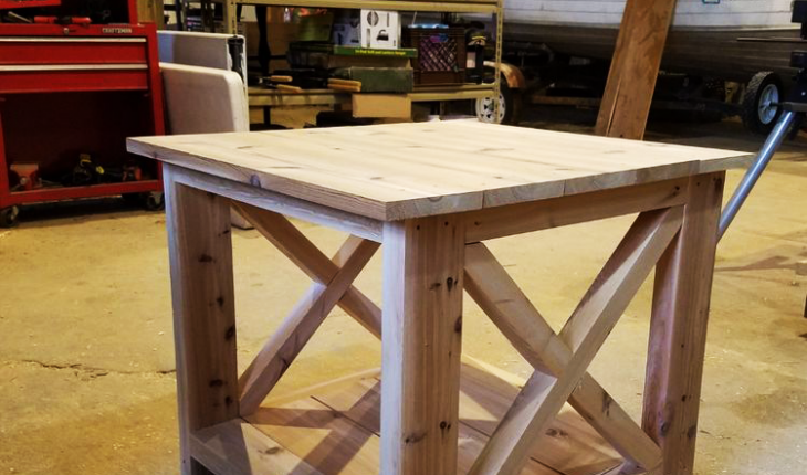 DIY-End-Table-with-X-braces