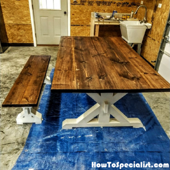 Build a 6 ft Farmhouse Table | HowToSpecialist - How to Build, Step by ...