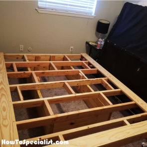 DIY Wood Platform Bed | HowToSpecialist - How to Build, Step by Step ...