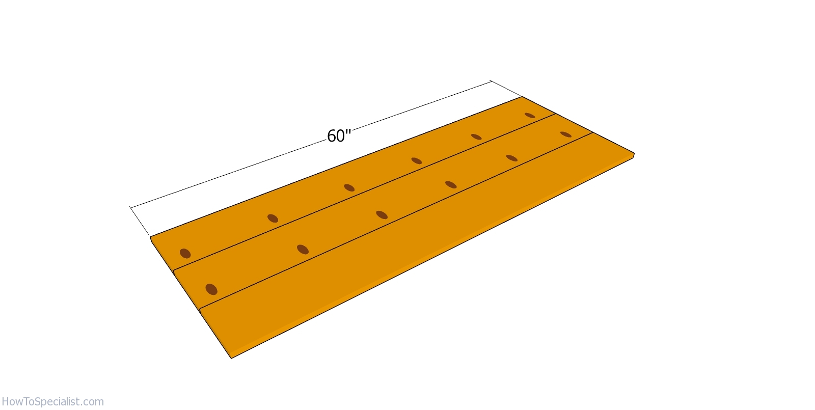 Assembling the tabletop