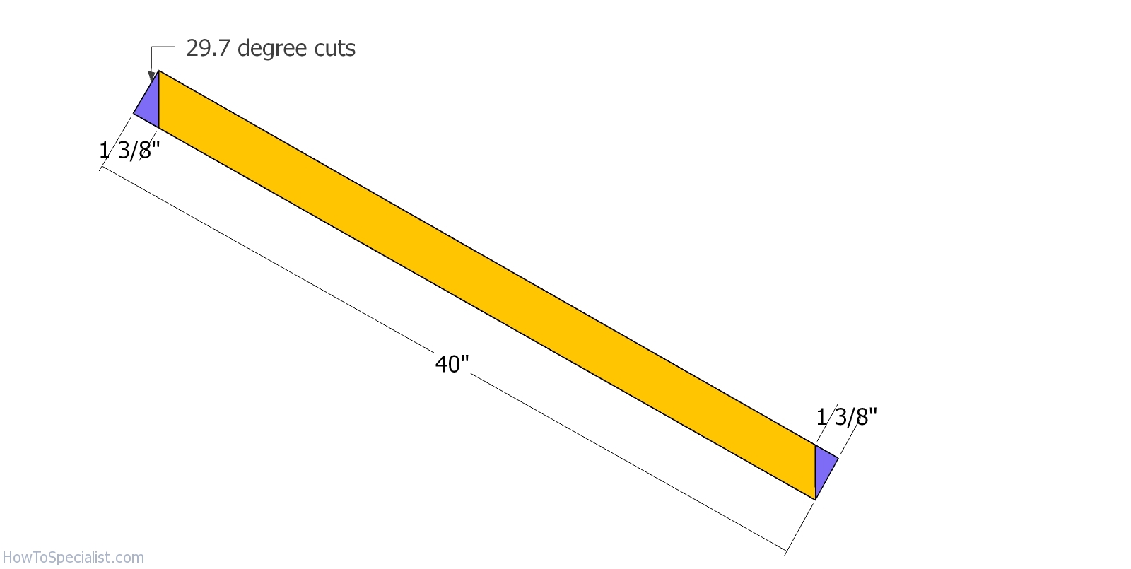 Cutting the x braces for the office desk