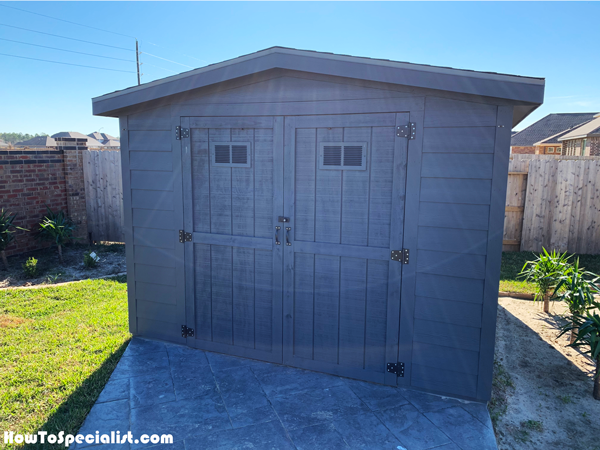 diy 10x10 garden shed howtospecialist - how to build