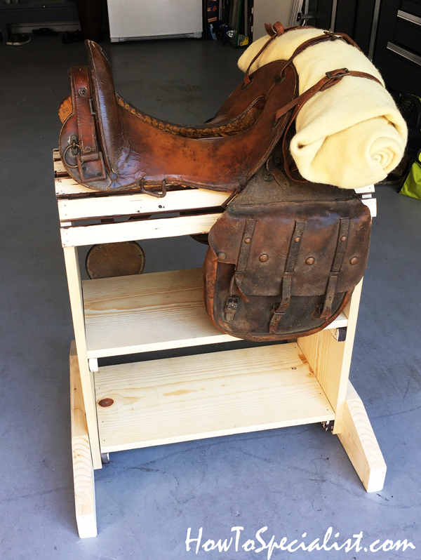 Diy Saddle Stand Howtospecialist, Wooden Saddle Stand Plans