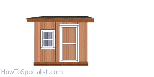 10x10 Lean to shed plans