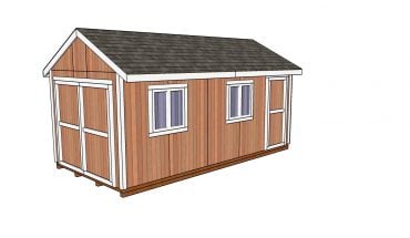 10x20 Gable Shed Plans