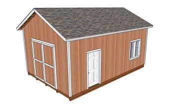 16x24 Shed Plans - HowToSpecialist