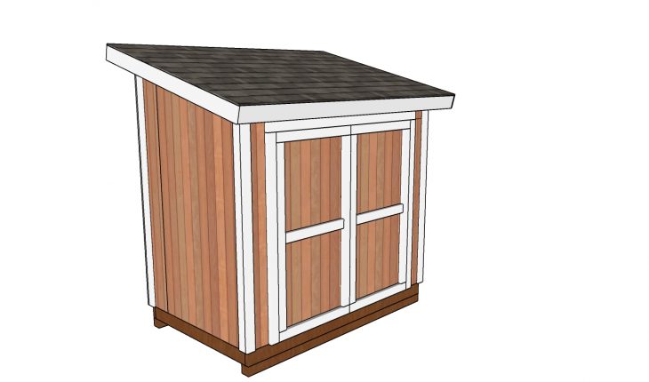 5x8 Lean to Shed Plans - Free PDF Download 