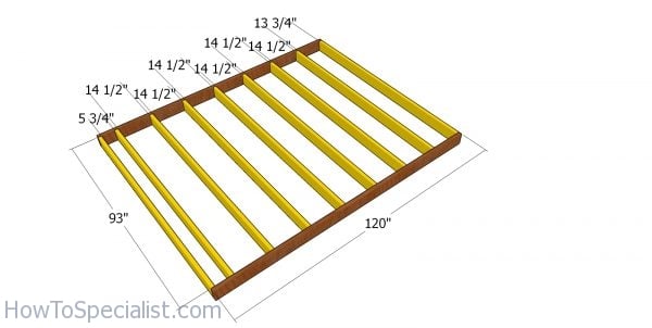 Building the floor frame