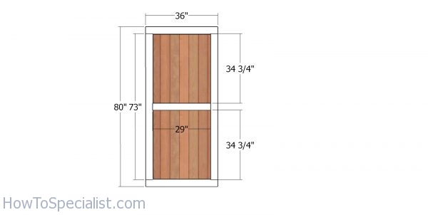 Door - 10x10 shed