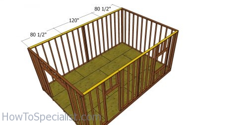 Double top plate - side walls