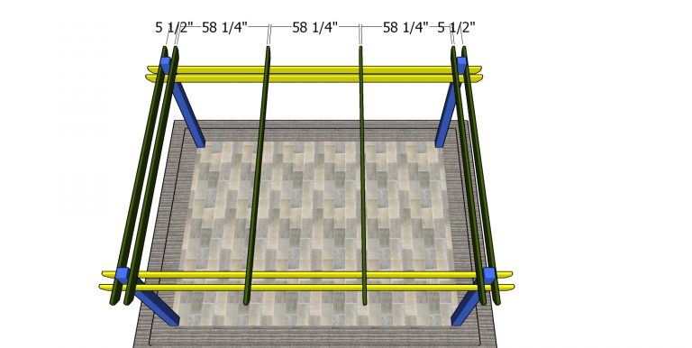 12x16 Pergola Plans Free - PDF Download | HowToSpecialist - How To ...