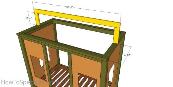 Fitting the ridge beam