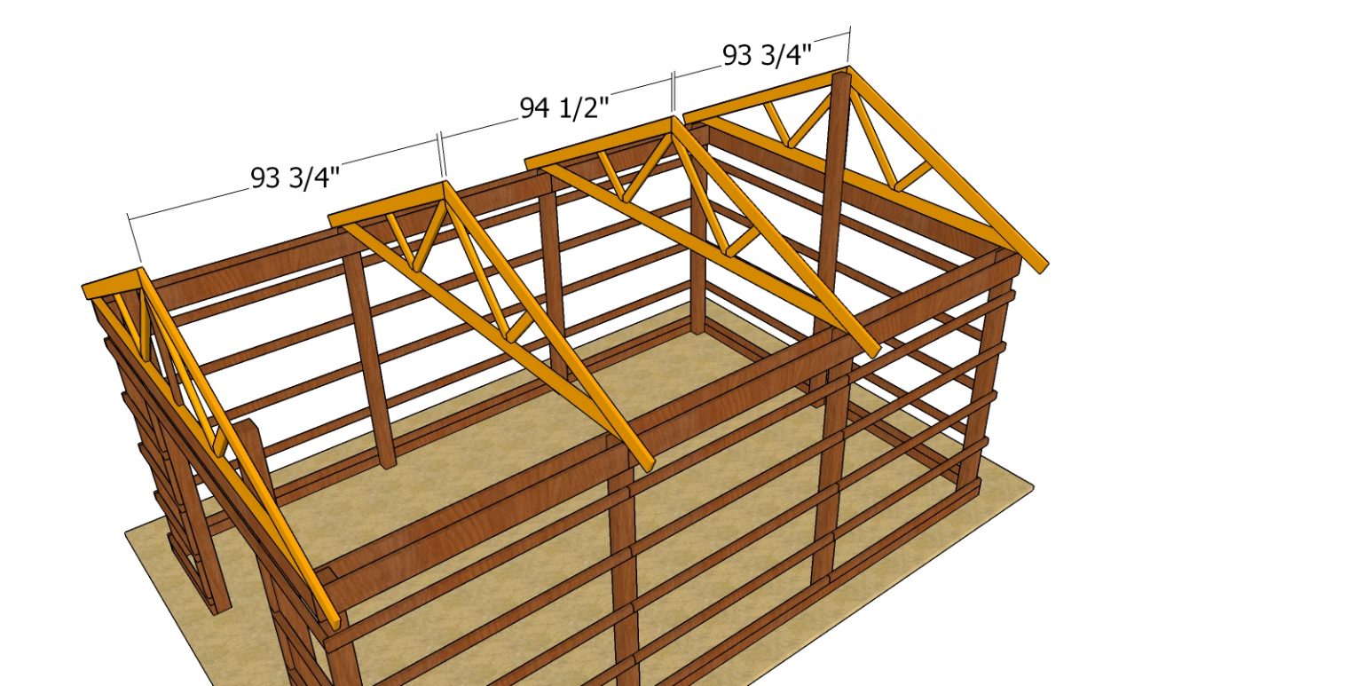 Pole Barn Roof Plans HowToSpecialist How to Build, Step by Step DIY