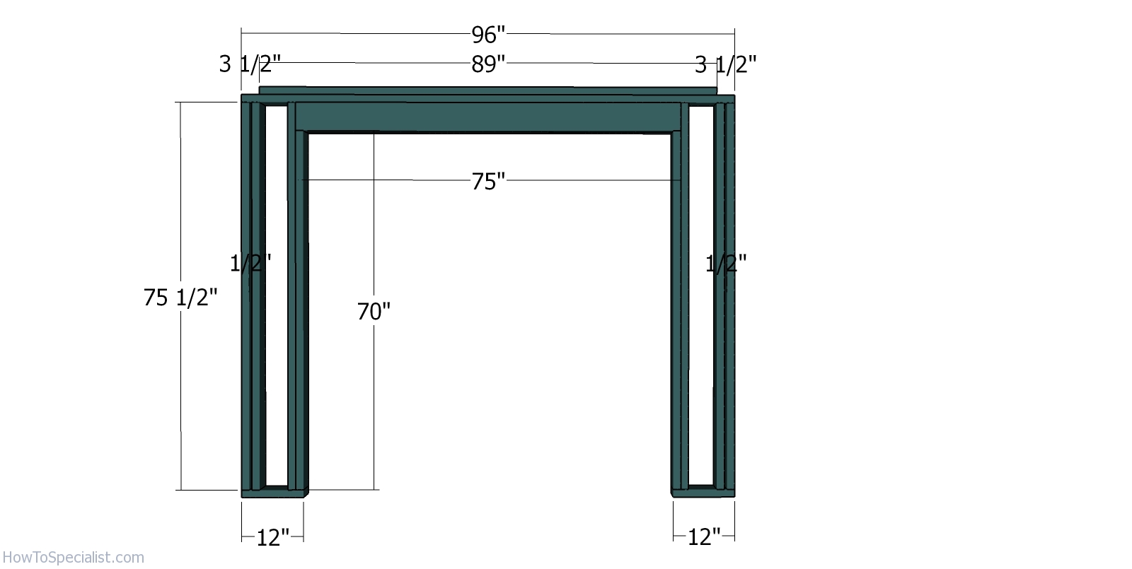 Front wall frame