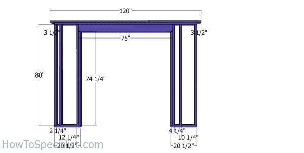 Front wall frame