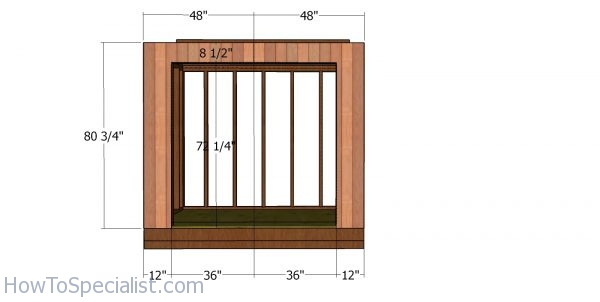 Front wall panels