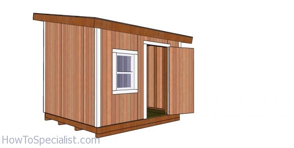 How to build a 10x10 lean to shed