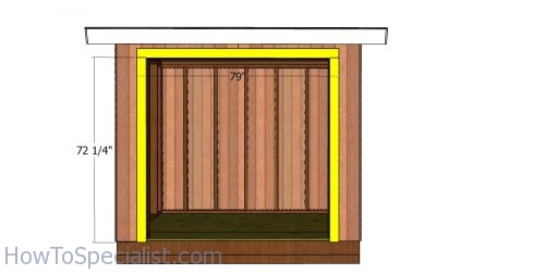 Jambs for double doors