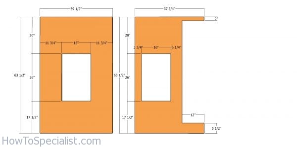 Panels - cabin bed frame