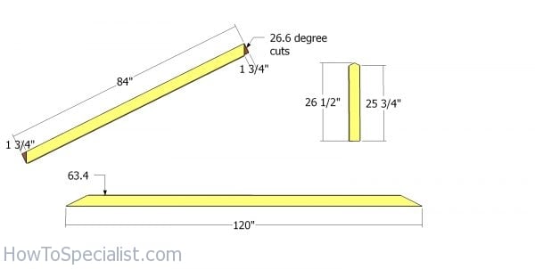 Rafters - 10x20 gable shed