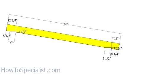 Rafters - lean to 12x126 shed