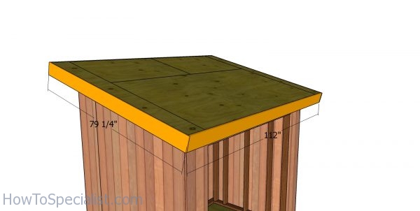 Roof Trims - 5x8 shed