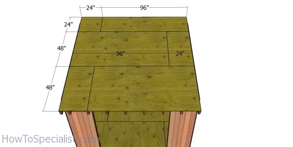 Roof sheets - 8x10 shed with lean to roof