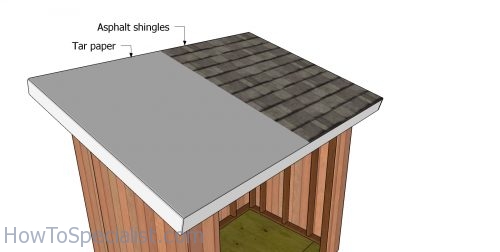 Roofing - 5x8 shed