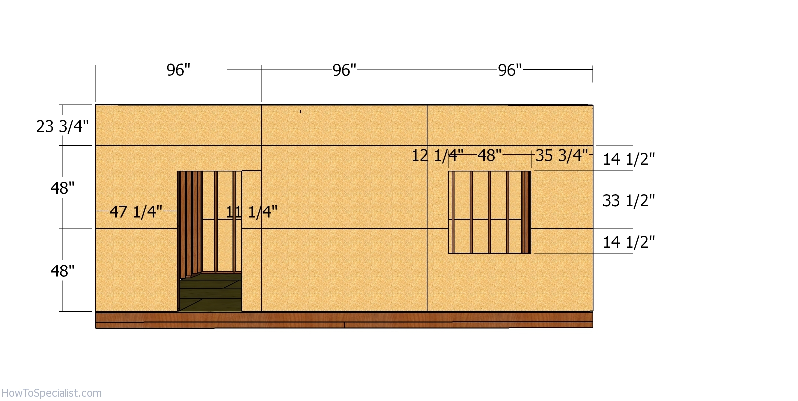 Side wall sheets - 16x24 storage shed
