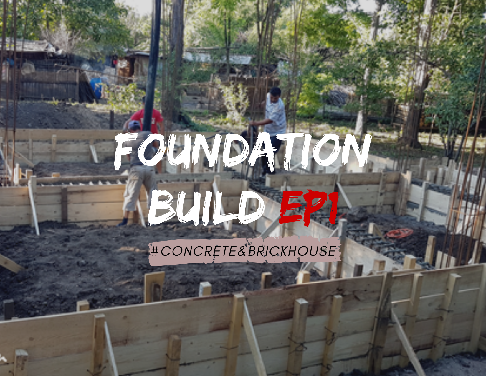 house foundation construction
