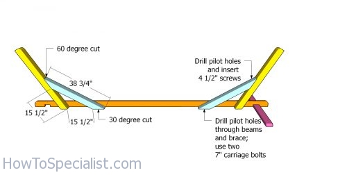 Fitting the diagonal braces