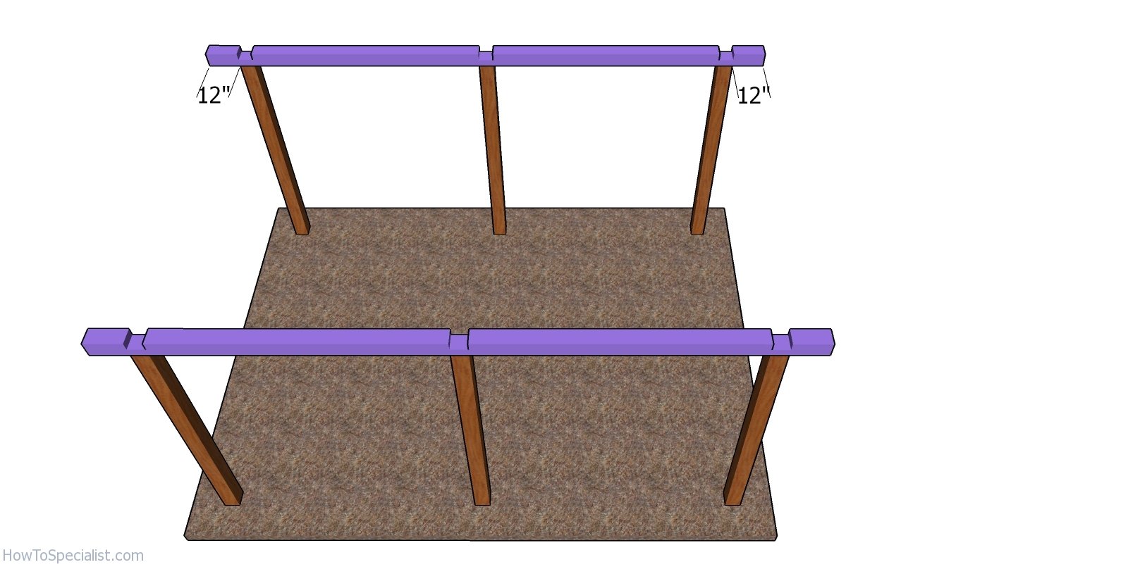 Fitting the top side plates - 12x16 backyard pavilion