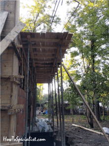 Framing-concrete-balcony