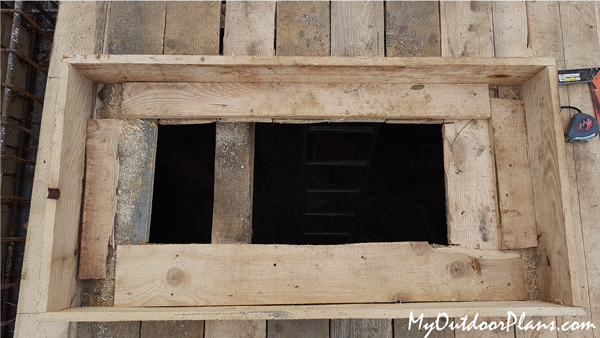 Framing-the-access-opening-for-the-attic