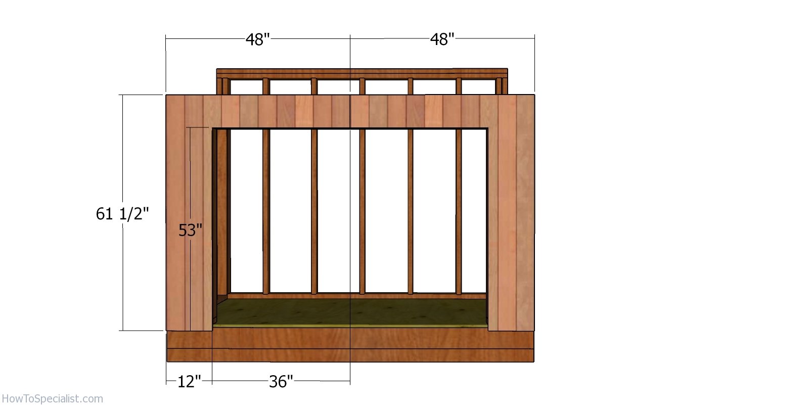 Front wall panels